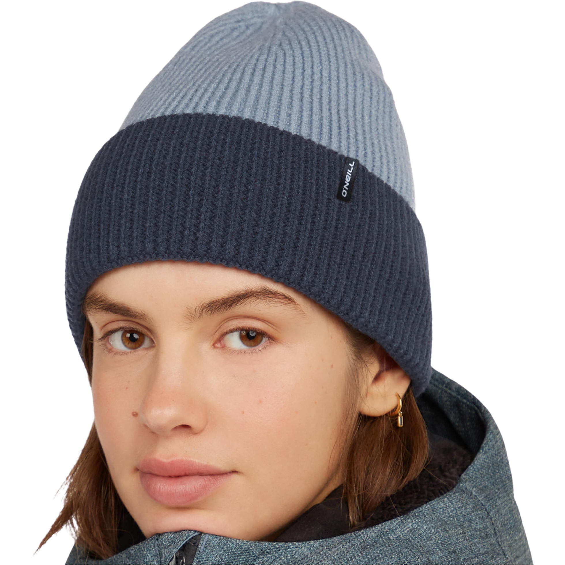 2026 O'Neill Womens Fwc'Cruz Colorblock Beanie 1450058 - Murky Water Colour Block